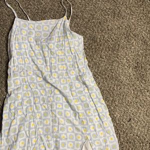 cute little sun dress, short, has a little slit on the side